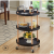 Nordic Simple Boat-Shaped Fruit Plate Trolley