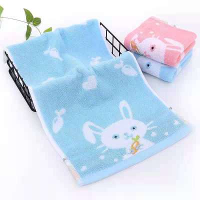 Factory Wholesale Pure Cotton Cartoon Absorbent Soft Baby Children Daily Children Face Washing Kid's Towel Face Towel Towel 32 Shares