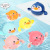 Best-Seller on Douyin Baby Children's Bath Toys Swimming Paddling Small Yellow Duck Internet Celebrity Baby Playing in Water Bath Toys