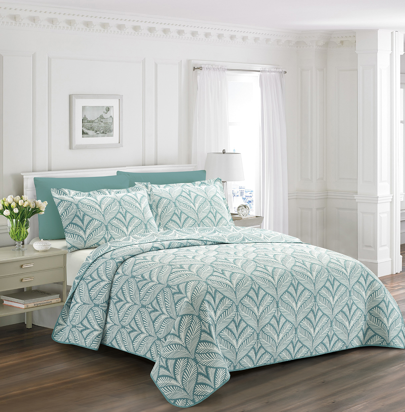 新款夏凉被欧式家纺床品三件套双面提花薄被子外贸单双人