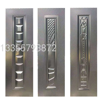 Customizable Cold Rolled Plate Galvanized Door Panel Embossed Stainless Steel Plate Export Factory Direct Sales Steel Door Sheet
