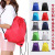 Simple Solid Color Waterproof Drawstring Pocket Drawstring Backpack Outdoor Travel Football Basketball Bag Swim Bag 