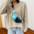 Sequined Waist Bag for Women New Phone Crossbody Bag Spring/Summer Women's Fashion Pu Laser Waist Bag Korean Chest Bag Trendy