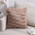 Cross-Border Amazon Plush Pillow Ins Nordic Double-Sided Plush Home Sofa Cushion Cover Office Cushion Cover