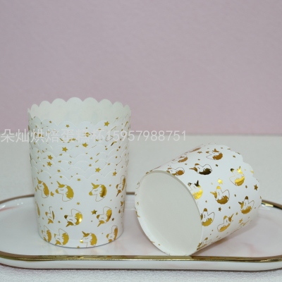 Bronzing Pony Machine Production Cup Cake Cup 6 * 5.5cm 50 Pcs/Piece