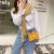 Women's Bag 2021 New Transparent Contrast Color Hasp Small Square Bag Leisure Phone Bag Women's Bag Foreign Trade Bag