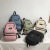 Cute Large Capacity Backpack Schoolbag Female Korean Harajuku Ulzzang High School and College Student Junior High School Student Contrast Color Ins