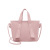 Handbags 2020 Summer Autumn New Style Korean Style Rivet Solid Color Portable Pu Bucket Bag Shoulder Crossbody Small Bag