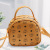 Women's Bag 2020 New Printed Portable Semicircle Shoulder Bag with Lining Fashion Leisure Phone Bag Small Bag Fashion
