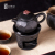 Lubao Ceramic Flagship Store Zen Hidden Tea Set Tea Chinese Kung Fu Tea Set Raw Ore Home Living Room Large Tea Set