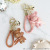 Advertising Gift Cartoon Bear Three-Dimensional Keychain Pendant Bell Hand String Clip Cell Phone Bag Couple Doll Accessories