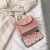 2021 New Fashion Pearl Women's Bag Shoulder Bag Small Fresh Stone Pattern Small Square Bag Solid Color Lock Pouch
