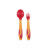 Children's Tableware Baby Eat Learning Training Spoon Elbow Spork Set Baby Solid Food Spoon Curved Children's Tableware