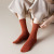 SocksCotton Socks Women's Mid-Calf Autumn and Winter Cotton Socks Warm Extra Thick Fluffy Loop Sleeping Socks Black Thigh Highs Long Socks Ins Fashion