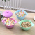 New round Retro Candy Dish Candy Box Flower Fruit Plate Food Storage Snack Storage Jar with Lid Tureen