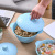 New round Retro Candy Dish Candy Box Flower Fruit Plate Food Storage Snack Storage Jar with Lid Tureen