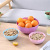 Round with Lid Snack Candy Fruit Container Drain Fruit Container Melon Seeds Peanut Nuts Storage Box with Bowl