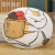 Cross-Border Cat Printing Pillow Creative Pattern Cartoon round Cushion Pillow