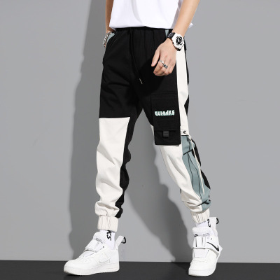 Leisure Cargo Autumn and Winter Loose Ankle-Banded Versatile Fat Ankle-Length Pants for Men Hong Kong Style Trendy Brand Harem Pants