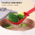 Kitchen Multi-Functional Grinding Spoon Mash Drain Colander Grinding Ginger and Garlic Spoon Household Mashed Potatoes Rice Spoon