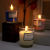 Tea Light Domestic Aromatherapy Candle with Hand Gift Smoke-Free Fragrance Glass Candle Tea Light Candle Plant Aromatherapy