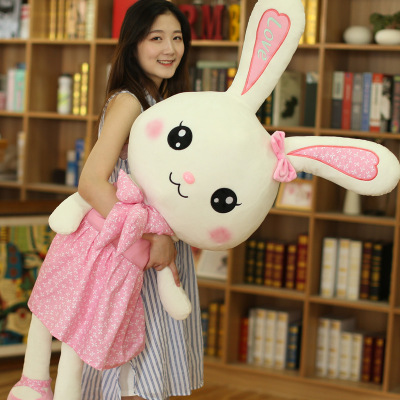 Genuine Skirt Rabbit Doll Plush Toys Little Bunny Doll Pillow Ragdoll Children Girls Gift Items