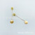 round Flower Pin Pearl Bar Shaped Pin Wholesale Simple Corsage Ornament Pearl Straight Brooch Accessories