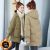 off-Season down Cotton-Padded Coat Women's Korean-Style New Padded Coat Loose Thick Mid-Length Cotton-Padded Clothes Hooded Cotton Coat Jacket Women