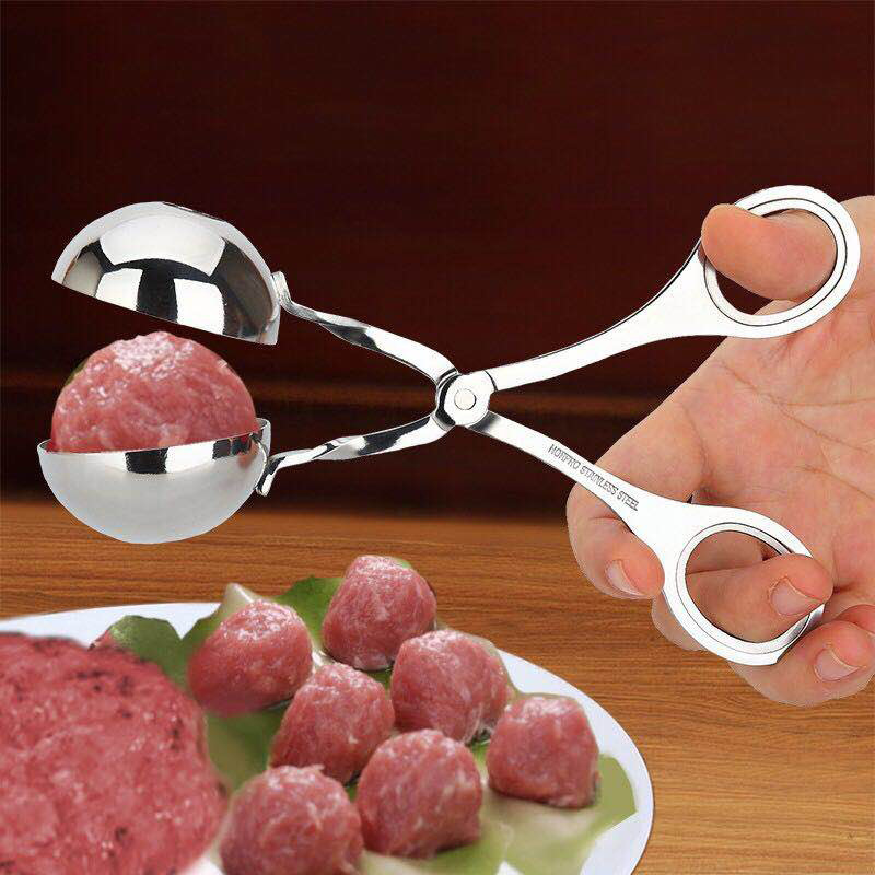 不锈钢肉丸子制作器模具DIY做鱼丸虾球炸牛肉汆丸小工具厨房神器
