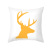 Nordic Simple Home Couch Pillow Ins Geometric Elk Plush Pillow Removable and Washable Living Room Office Cushion