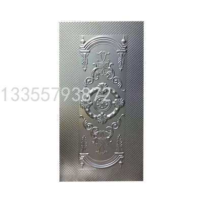 Cast Aluminum Door Panel Stainless Steel Door Plate Steel Embossed Door Panel Engineering Door Sheet Factory Directly Sales