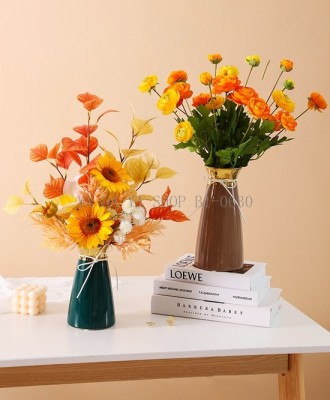  Minimalist Ceramic Vase Coffee Shop Flower Shop Exhibition Flower Device Soft Decoration Home Ornament