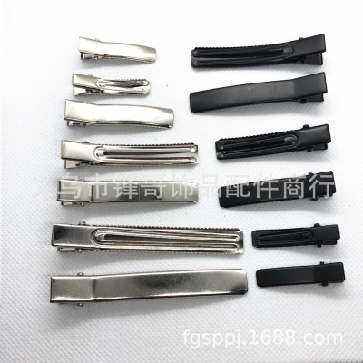 Self-Produced and Self-Sold Barrettes Hair Accessories Radian Double Fork Clip Bow Barrettes, Duckbill Clip Specifications Are Complete