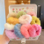 Girls' Autumn and Winter Fur Hair Band Cute Hair String Does Not Hurt Hair Rubber Band Little Girl Ponytail Head Rope Children's Hair Accessories
