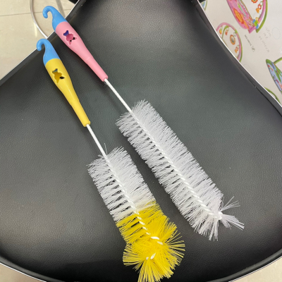Wholesale Baby Bottle Brush Plastic Brush Cup Brush Brush Maternal and Child Cleaning Supplies Long Handle Decontamination Brush