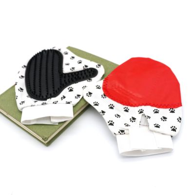 Pet Bath Comb Dog Cat Massage Comb Dog Footprints Pattern Cleaning Technique Dog Cleaning Supplies