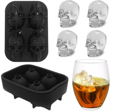 Silicone Skull Ice Tray