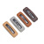 Korean Fashion Leather Barrettes Internet Celebrity Simple Bangs Clip Fashion BB Clip Back Head Hairpin PU Leather Clip