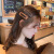 Korean Fashion Leather Barrettes Internet Celebrity Simple Bangs Clip Fashion BB Clip Back Head Hairpin PU Leather Clip