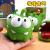 New Frog Leon Cut Rope Frog Squeeze and Sound Cartoon Doll Furniture Furnishing Articles Plastic Cartoon Decorative Toy Batch