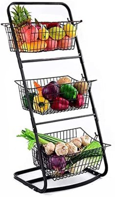 Factory Direct Sales Fruit Rack Kitchen Living Room Countertop Fruit Basket and Other Multi-Layer Customization