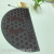 Semicircle Rubber Pad Semicircle PVC Pad Kitchen Pad Bathroom Non-Slip Mat Home Door Mat Floor Mat