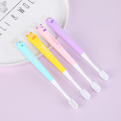 High-End Popular Cute Net Red Silicone Soft Fur Cartoon Toothbrush