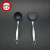 Silicone Spoon Black Handle Silicone Shovel Cooking Non-Stick Pan Household High Temperature Resistant Non-Hurt Pan