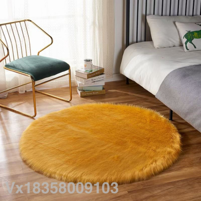 Wool-like Bedroom Mat Living Room Cushion Window Cushion Cushion