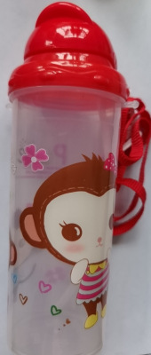 500ml Children's Drop-Proof and Leak-Proof Water Cup Transparent Mug