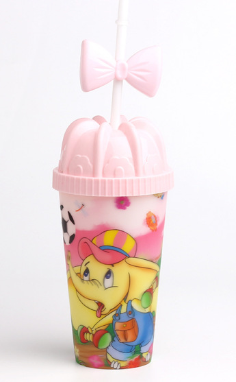 21新款3D少女可爱杯子550ML