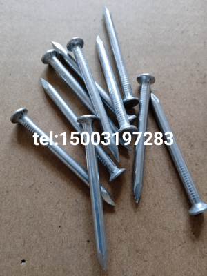 galvanised steel concrete nail for cable clip and pipe clip