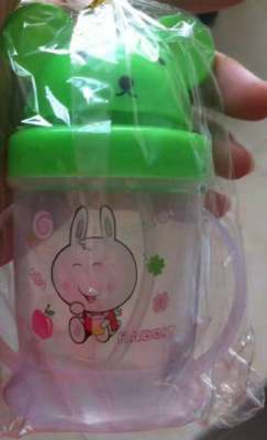 2021 New Baby Cup Cartoon Cute Water Glass Straight Drink Cup