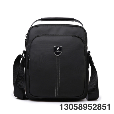 New Shoulder Bag Men's Cross-Shoulder Bag Retro Men's Handbag Vertical PU Leather Shoulder Crossbody Men's Bag